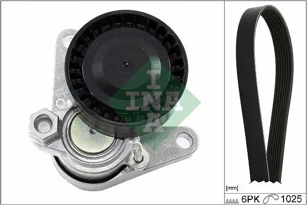 INA Audi A6 2.0 Tdi, Volkswagen Arteon 2.0 Tdi ve Skoda Superb 1.6 Tdi Alternatör Gergi Kiti 529016710