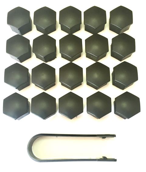 PLASTECH Siyah Bijon Kapağı TK.20 Kapak + Çıkarma Aparatı Volkswagen