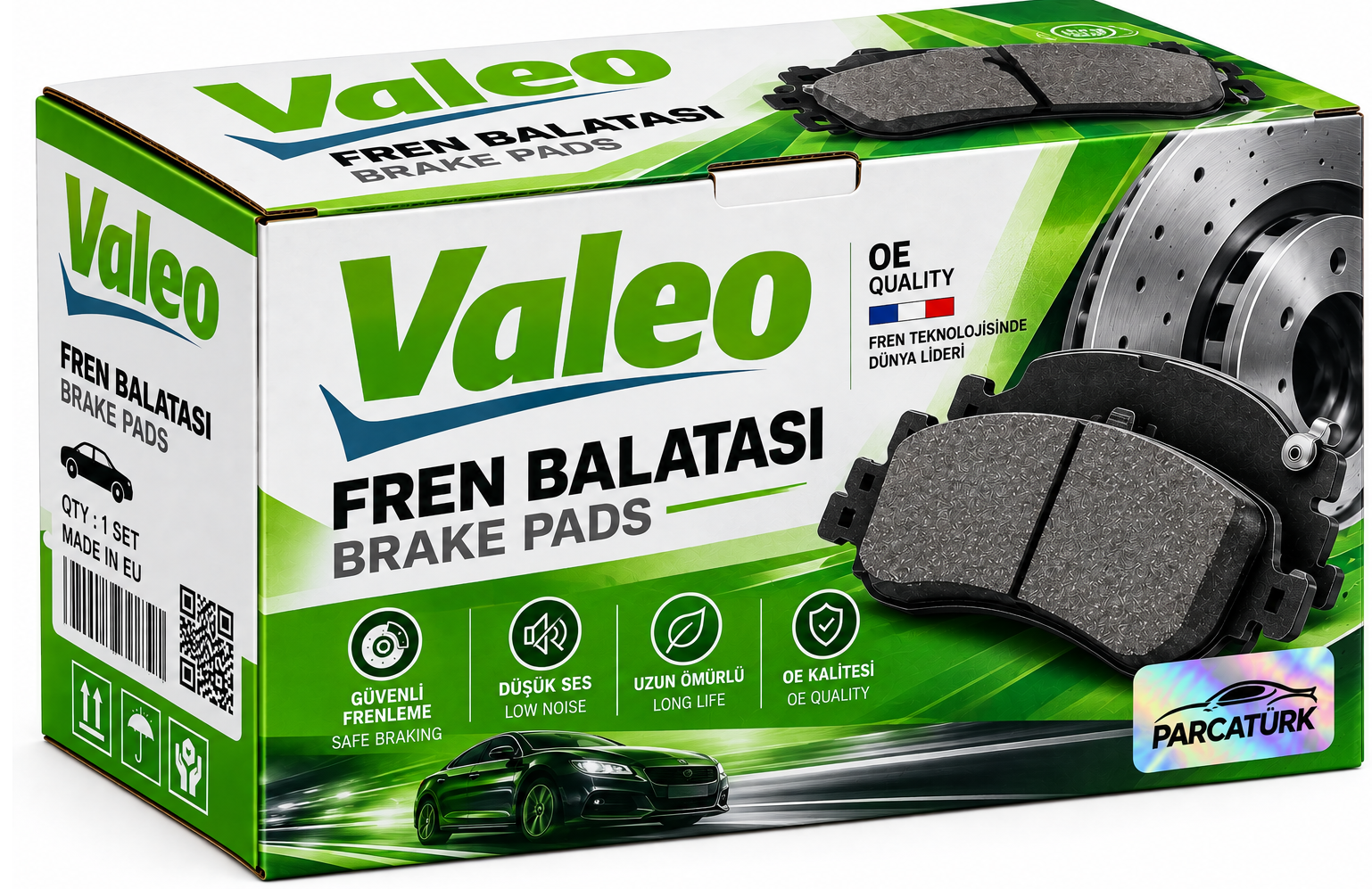 Fren Balatası Ön (130 mm) (Peugeot 406, Citroën XU10, EW10)