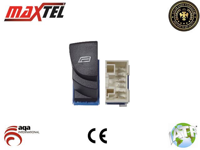 Cam Düğmesi Sol Beyaz Kasasız (Ducato II, Boxer II)