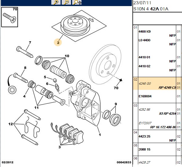 FREN DISKI ON (3D 237MM) SAXO 1.6 96-