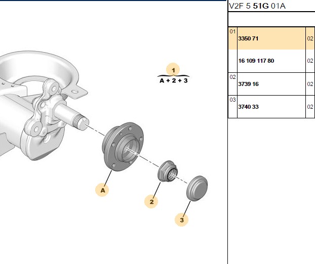 TEKER RULMANI ARKA CITROEN  C8-FIAT ULYSSE PEUGEOT P807 02-