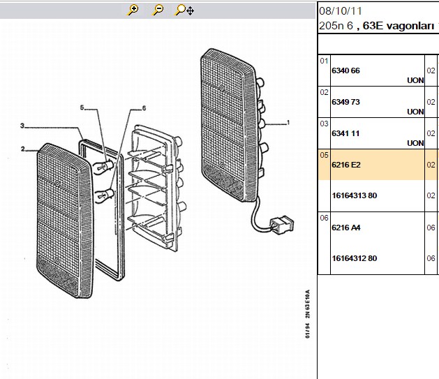Eurorepar 12V-21/5W Ampul (OEM:621600;6216.E2)
