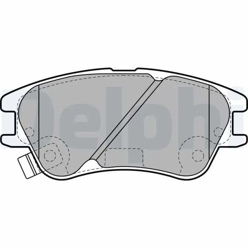 DELPHI Hyundai Atos 1.0 ve 1.1 Ön Fren Balatası 104,7 mm