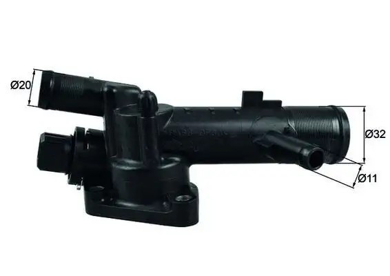 MAHLE Dacia Duster, Renault Megane, Clio, Scenic ve Modus 1.5 dCi Termostat 83 °C Conta ile