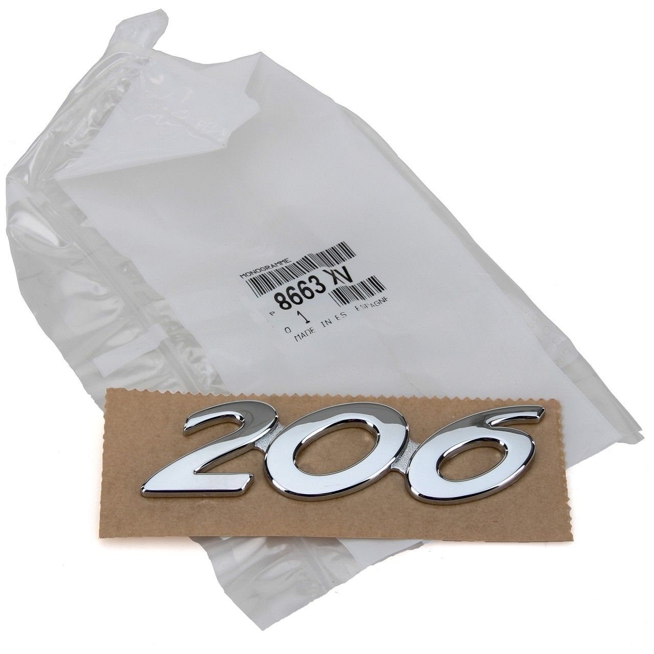 Peugeot 206 Arka Yazısı (Bitapart)