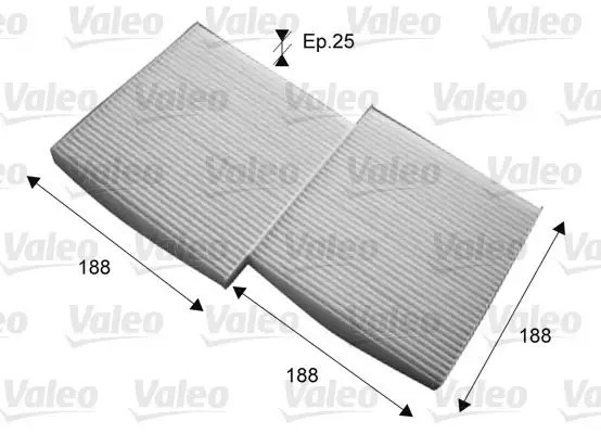 VALEO BMW X4 20d, X3 20d, X3 20i Partikül Filtresi