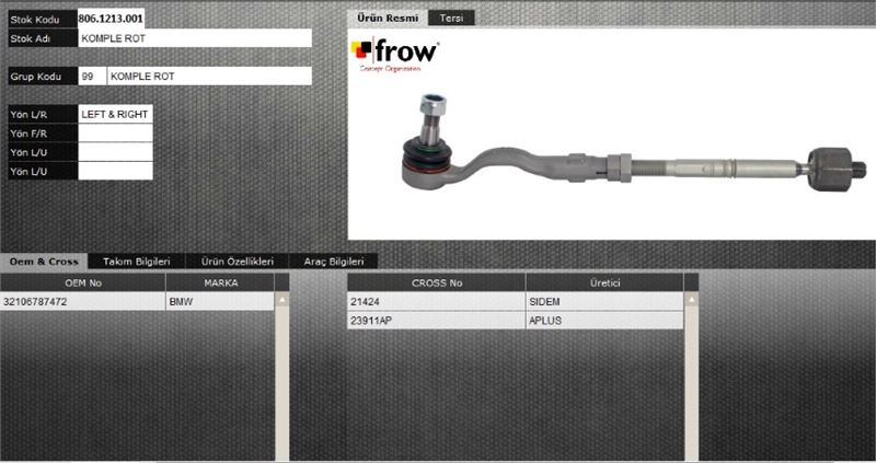 KOMPLE ROT (SAG SOL) BMW X3 (F25) BMW 2010 09