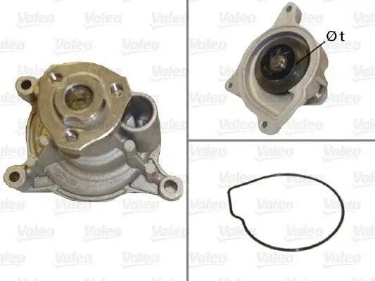 VALEO Volkswagen Golf Audi A3 Su Pompası