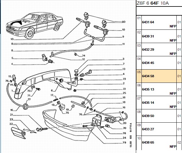 SU FISKİYE MOTORU PARTNER P106/P206/P306/P406 EMTEKLİ
