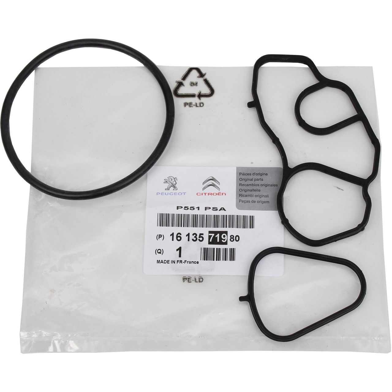 Yağ Soğutucu Oring Takımı (Opel Astra L 1.6 16V)