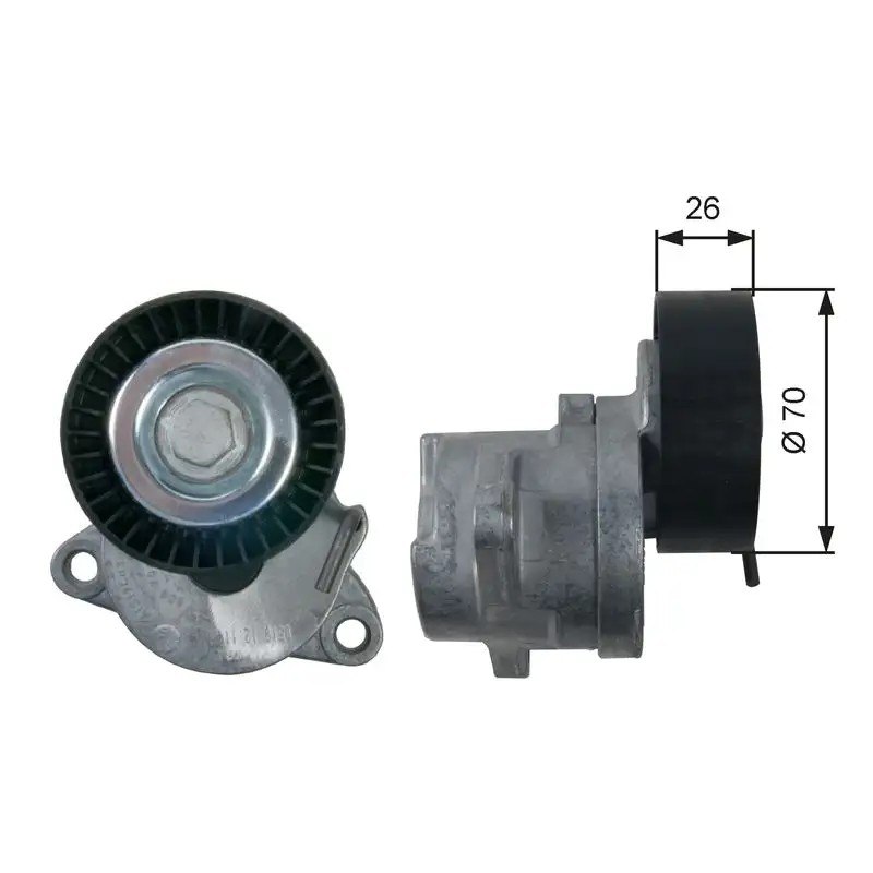 GATES Opel Insignia A 2.0 Cdti Alternatör Kayış Gergi Rulmanı Komple