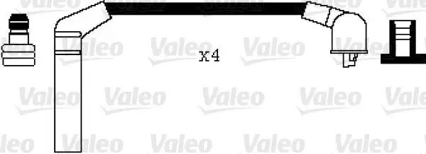 VALEO Hyundai Accent 1.3 1.5 ve Kia Picanto 1.1 İçin Parazit Önleyici Buji Kablosu