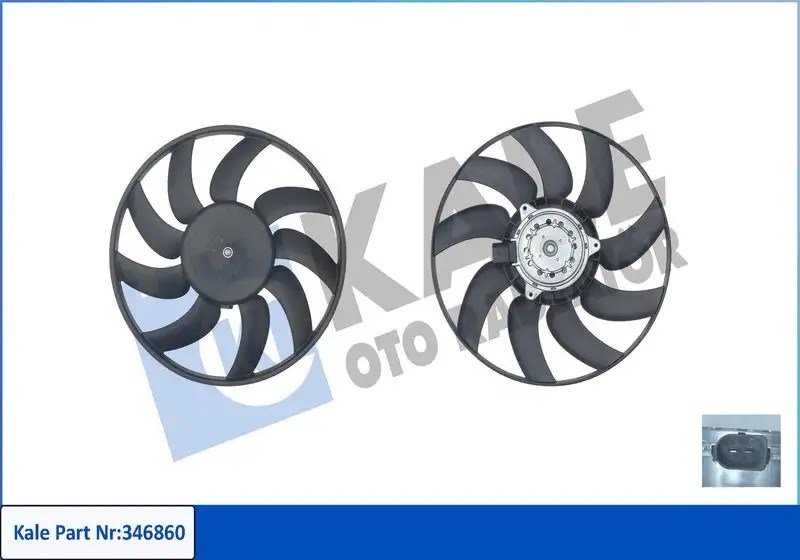 KALE Audi A4-A5-A6-Q5 2.0 Tfsi-Tdi 400 mm 180 W Fan Motoru