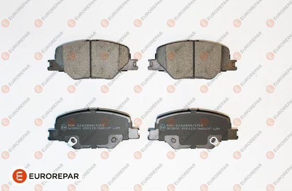 EUROREPAR Fren Balatası Ön (141,2 MM) Insignia B 1.6 CDTI 16V 17-