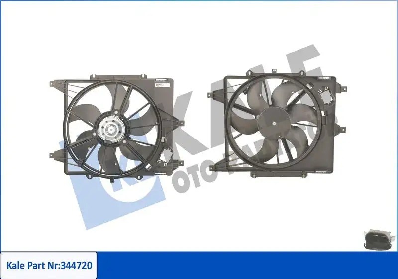 KALE Renault Clio 1.4 ve 1.5 dCi Çiftli Fan Motoru 320 W