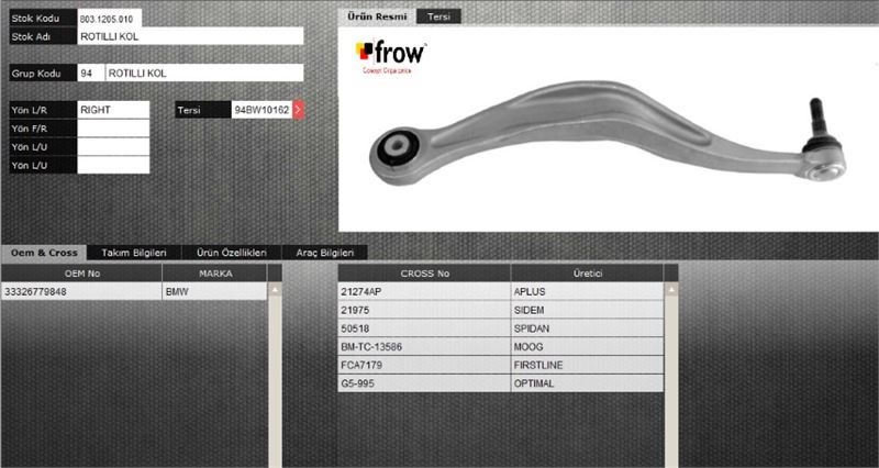 Rotilli Kol (Sol) (BMW F07 5 Serisi)