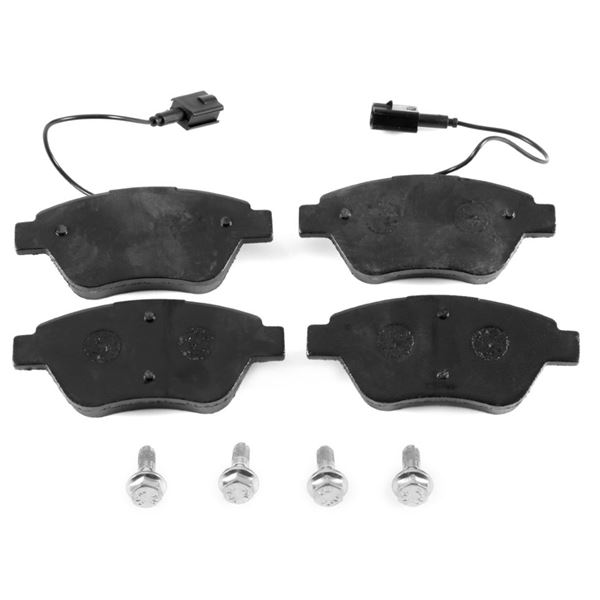 Fren Balatası Ön (123 mm) (Çift Fıslı + 4 Çivatalı) (Peugeot Bipper, Opel Corsa D, Fiat Linea, F500)