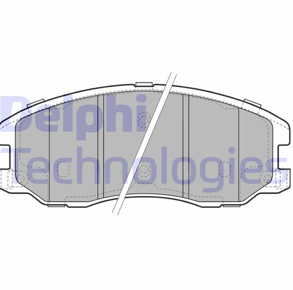 Delphi Fren Balatası Ön (Opel Antara, Chevrolet Captiva)