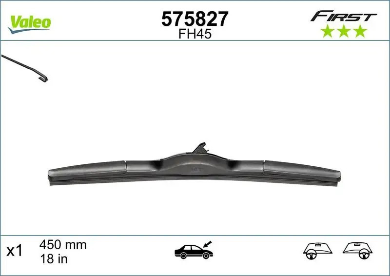 VALEO Honda Civic 1.6 i-Dtec ve Kia Sportage 1.6 Silecek Süpürgesi 480 mm