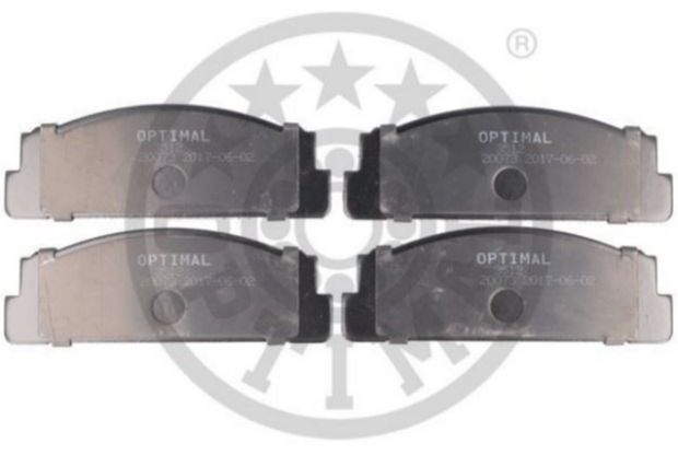 OPTIMAL Fren Balatası Ön (108.8 mm) (Fiat Sereco M124 M131 DKS 1600)