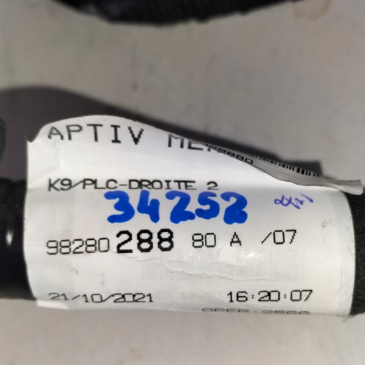 PSA Sağ Arka Kapı Kablosu Demedi Rifter/Partner