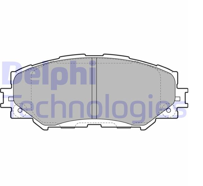 Delphi Fren Balatası Ön (139 mm) (Toyota Auris 1.6, RAV 4 III, 2.0)