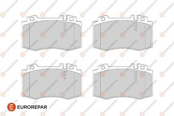 ERP Ön Fren Balatası (117 mm) (Mercedes-Benz W163, R129, W220, W221, C215 98-)