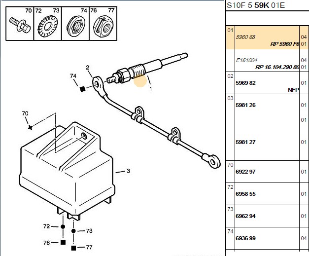ERP ISITMA BUJİSİ PARTNER-EXPERT-BERLİNGO 1.9 DW8-DW8B
