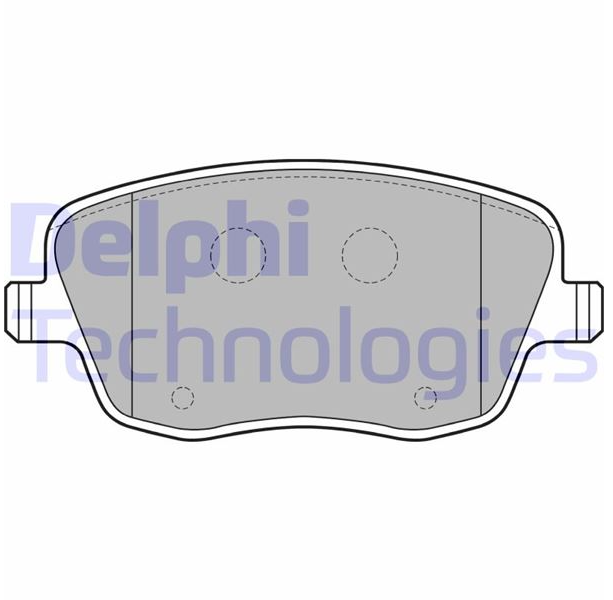 Delphi Ön Fren Balatası 131 mm (Seat Cordoba, Ibiza IV, Polo)