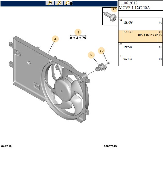 MOTORTEC Fiat Fiorino 1.3 MultiJet ve Citroen Nemo 1.3 Hdi Fan Motoru