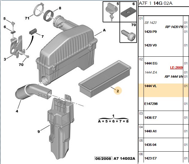 FROW Hava Filtresi (Peugeot 207 Citroen C3 II)