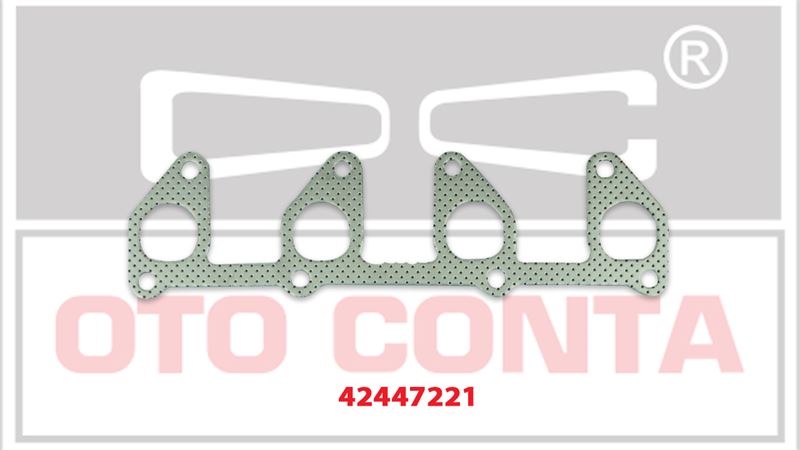 Egzoz Manifold Contası Metal Takviyeli (Opel Astra F, Kadett E, Corsa A B 1.4 1.6 8V 14NV C14NZ X14NZ 14SE C14 SE 16NZR 16NZ E16NZ 16SV C16SE C16SEI)