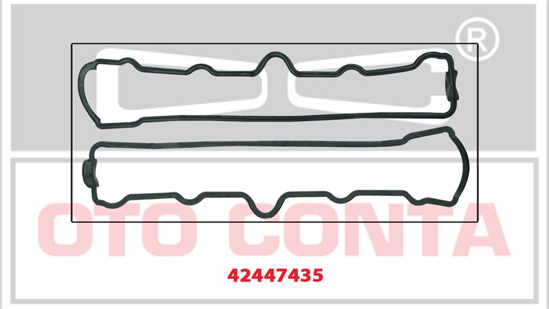 Kulbütör Üst Kapak Contası (Sağ Sol 2 Adet) (Opel Corsa B, Vectra B, Astra F, Astra G 1.4 1.6 16V)
