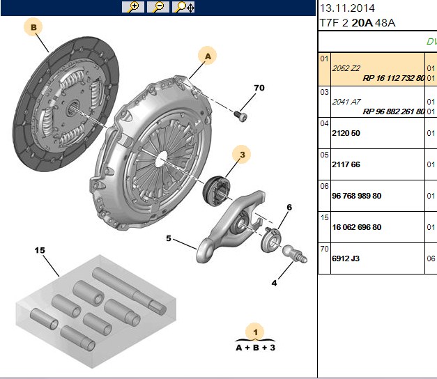 PSA Peugeot 308 ve Citroen C4 1.6 HDI DV6TED4 Debriyaj Seti
