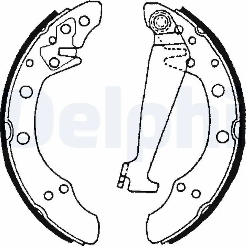 DELPHI Seat Cordoba, Volkswagen Polo 3 ve Golf 4 Arka Fren Pabucu 200 mm