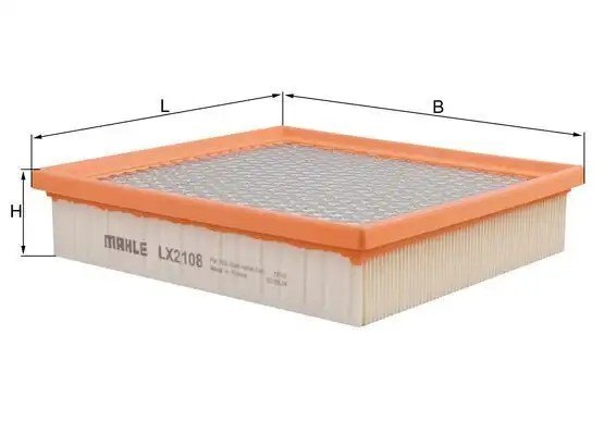 MAHLE Jeep Grand Cherokee 3.0 Hava Filtresi 212x223x50,2 mm