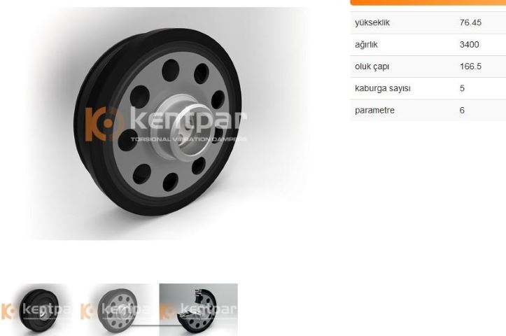 KENTPAR Krank Kasnağı E81 E82 E83 E84 116D 118D 120D E90 E91 E92 E93 316D E60 E61 520D X1 E84 X3 E83 1.8D N47D20