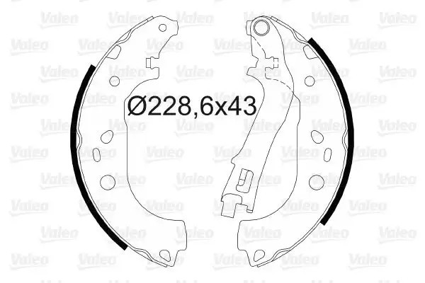 VALEO Fiat Doblo 1.3 ve 1.6 Arka Fren Balatası 228 mm
