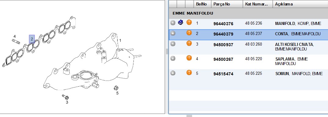 Conta Emme Manifold (Captiva Antara Z20DM DMH LLW LMN)