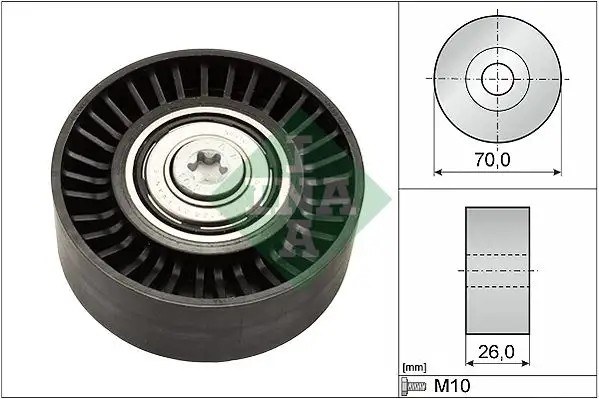 INA Fiat Doblo Alfa Romeo Mito Opel Combo 1.9 CDTI Alternatör Gergi Rulmanı 70 mm Çap