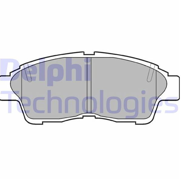 Delphi Fren Balatası Ön (119 mm) (Toyota Corolla AE111, ZZ111 97-02)