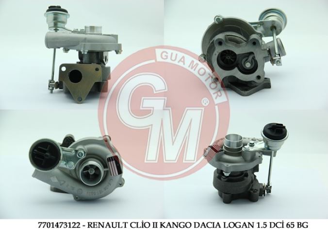 TURBO RENAULT CLIO II KANGO DACIA LOGAN 15 DCI 65 BG