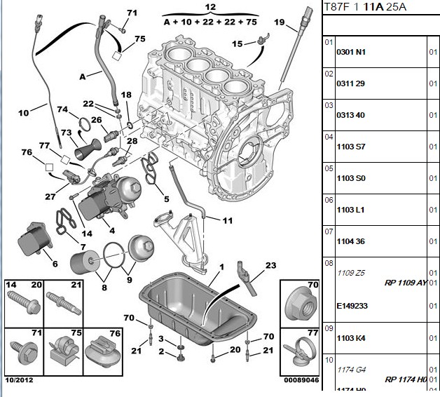 KALE Yağ Soğutucu Montaj Aparatlı (Peugeot P306, P307, P406, P607, P806, P807, P206, P306, P307, P406, Boxer Expert, Partner)