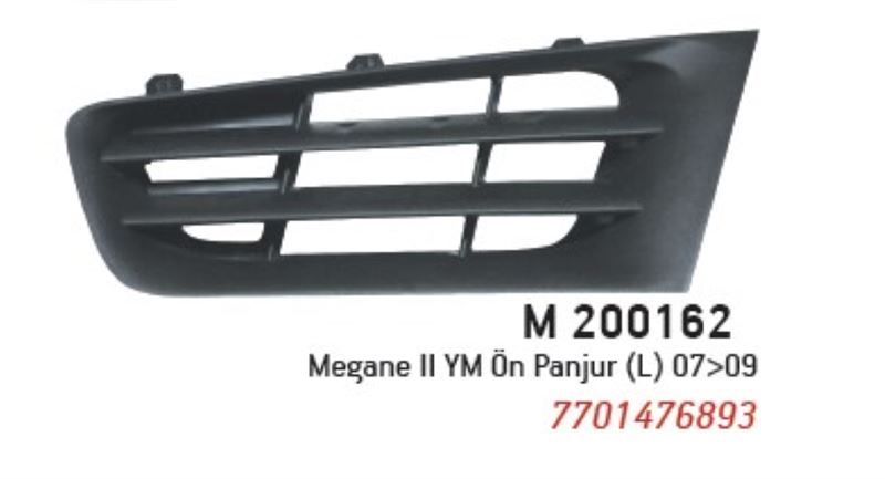 Maral Ön Panjur L 09 Megane II YM (7701476893L)