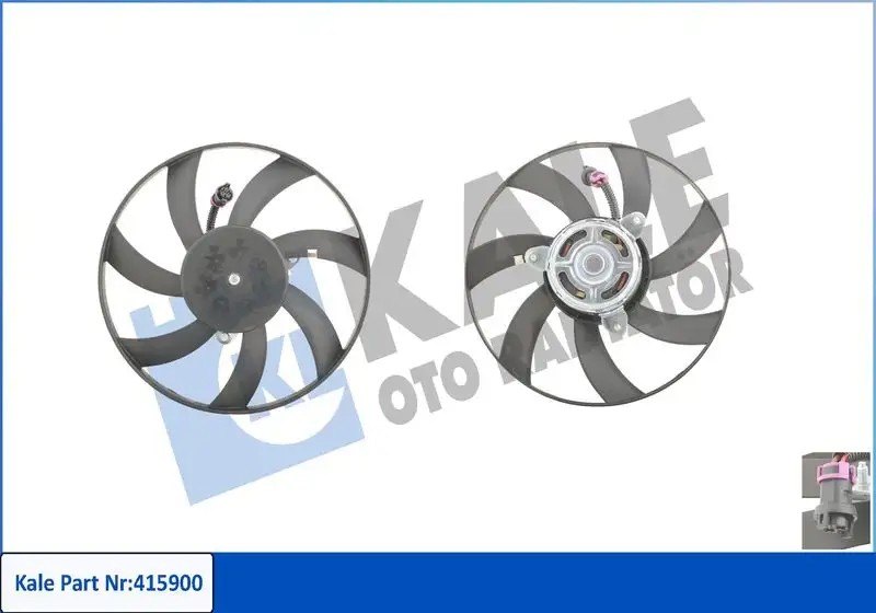 KALE Seat Cordoba ve Volkswagen Polo 1.4/1.6 Fan Motoru 302 mm