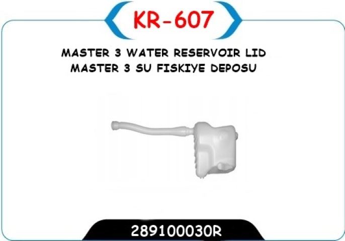 Su Fiskiye Deposu Renault Master III