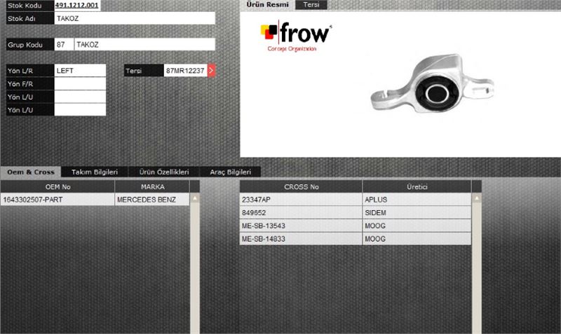 Frow On Salıncak Burcu, Mercedes W164 GL Serisi