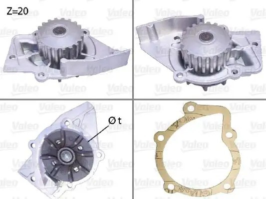 VALEO Citroen C5 2.0 Hdi DW10ATED ve Peugeot Partner 1.9D DW8 Devirdaim Pompa