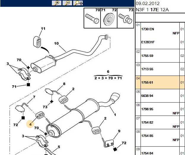Susturucu Taşıyıcısı 106 Saxo (2.LİK) (PSA)